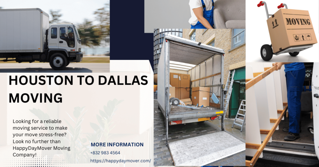 Houston to Dallas moving